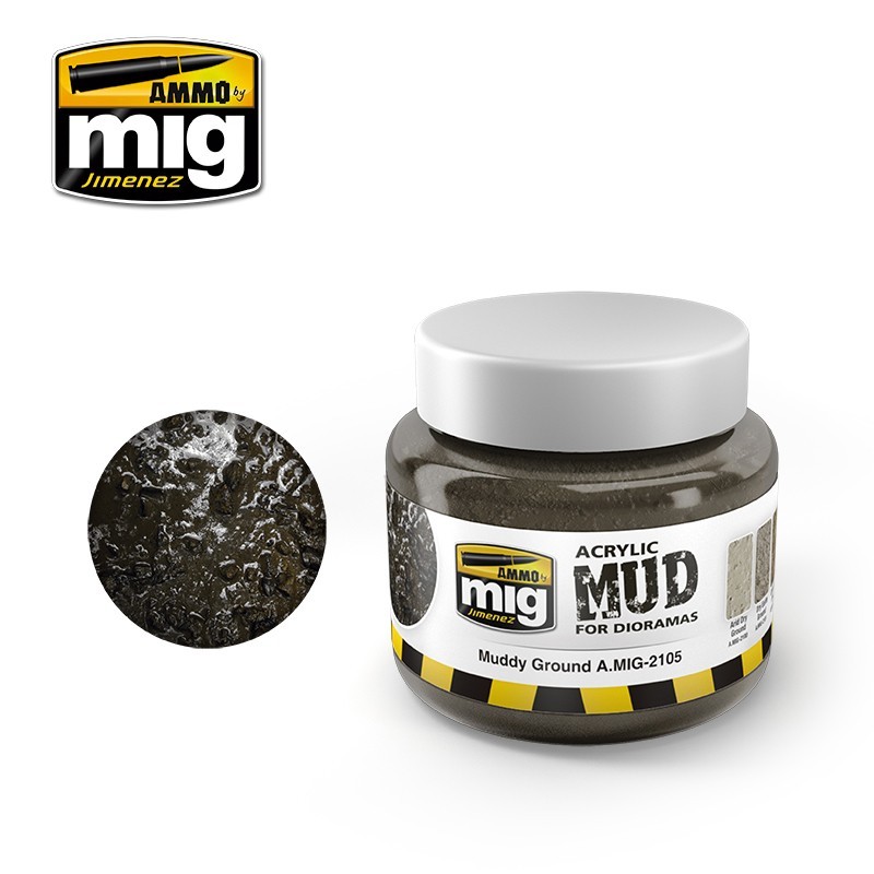 Текстурная паста Muddy Ground (250mL) (Ammo Mig)