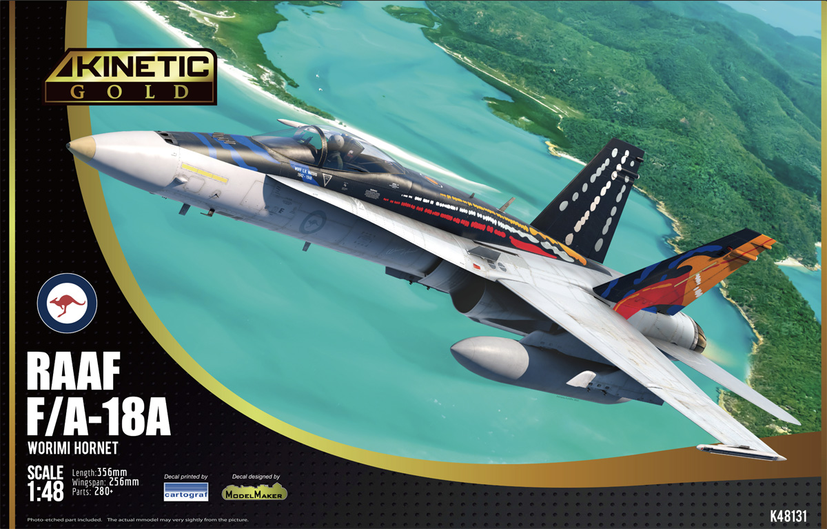 Сборная модель 1/48 RAAF F/A-18A Worimi Hornet (Kinetic Model Kits)