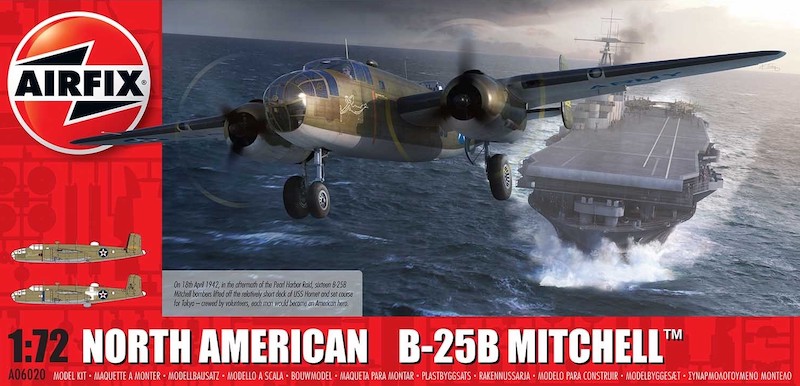 Сборная модель 1/72 North-American B-25B Mitchell 'Doolittle Raid' (Airfix)