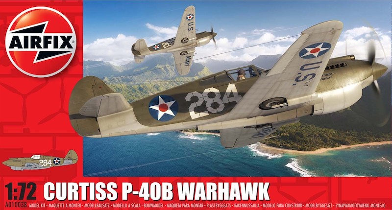 Сборная модель 1/72 Curtiss P-40B Warhawk (Airfix)