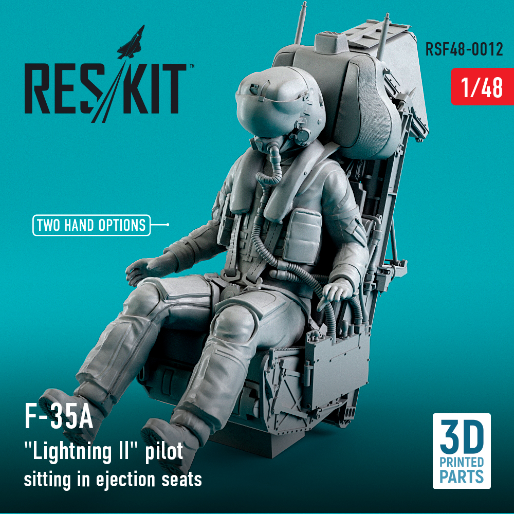 Дополнения из смолы 1/48 USAF pilots Lockheed-Martin F-35A Lightning II (type 1) (ResKit)