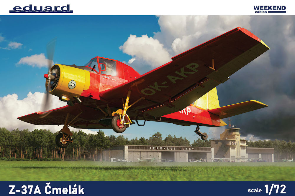 Сборная модель 1/72 Z-37A Cmelak (Weekend Edition) (Eduard kits)