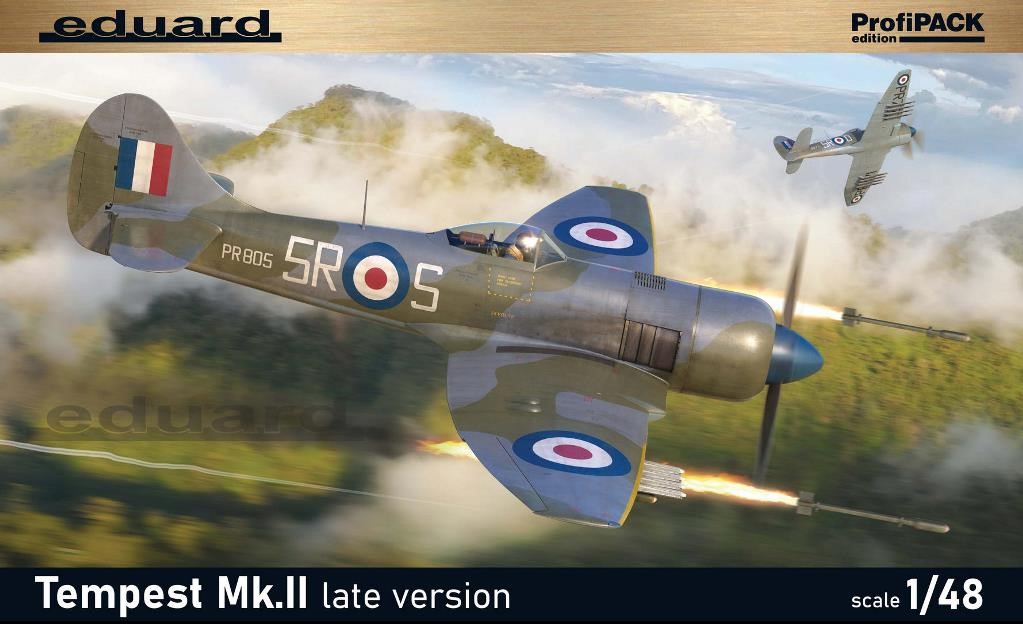 Сборная модель 1/48 Hawker Tempest Mk.II late version ProfiPACK (Eduard kits)