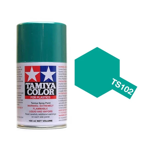 Краска-спрей TS-102 Cobalt Green gloss (Кобальт Зелёный глянцевый) (Tamiya) (100ml)