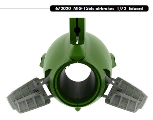 Дополнения из смолы 1/72 Воздушный тормоз МиГ-15Бис (для модели Eduard kits)