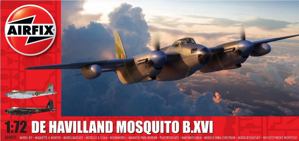 Сборная модель 1/72 De Havilland Mosquito B.Mk.XVI (Airfix)