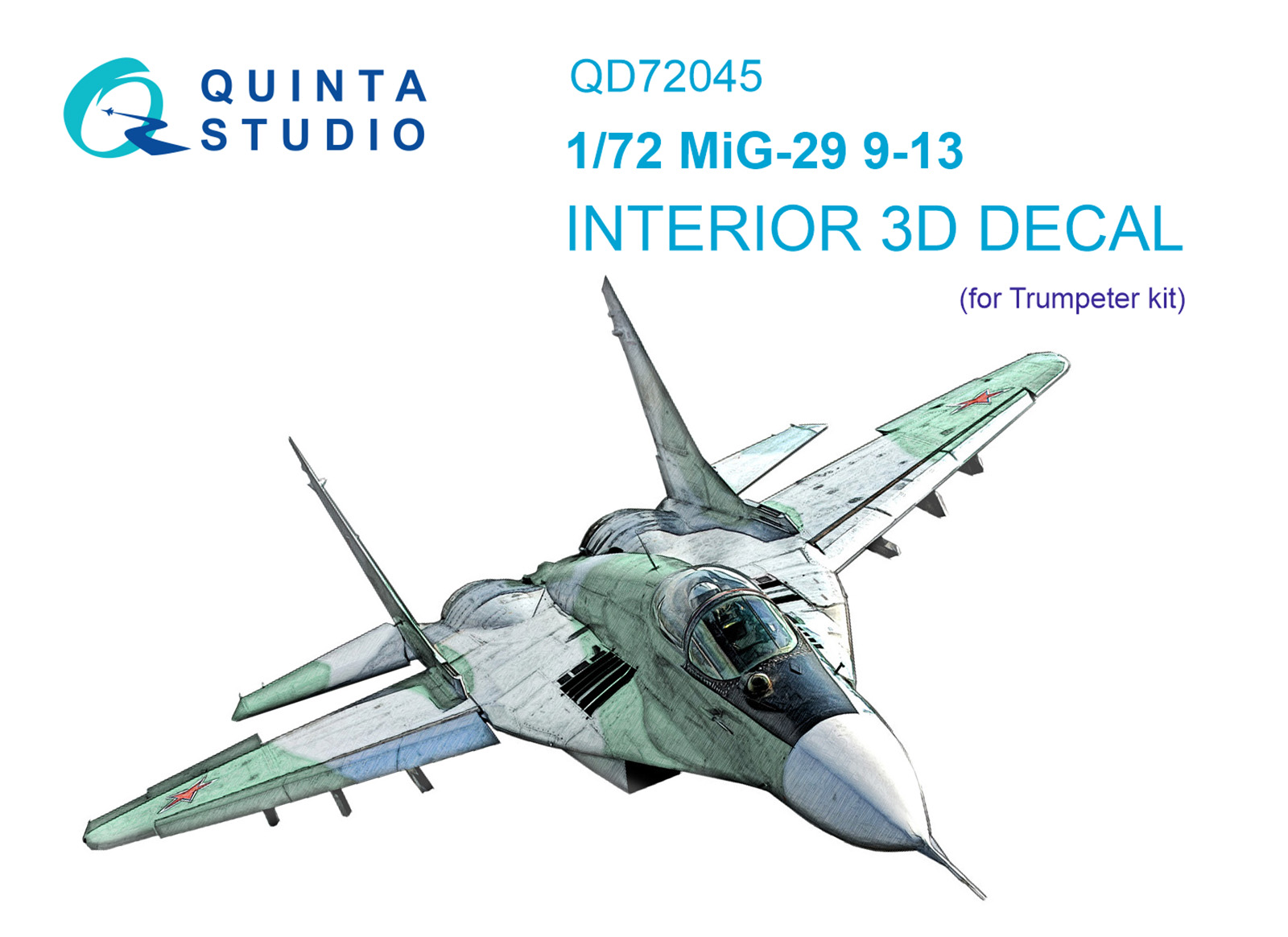 3D Декаль интерьера МиГ-29 9-13 (Trumpeter)