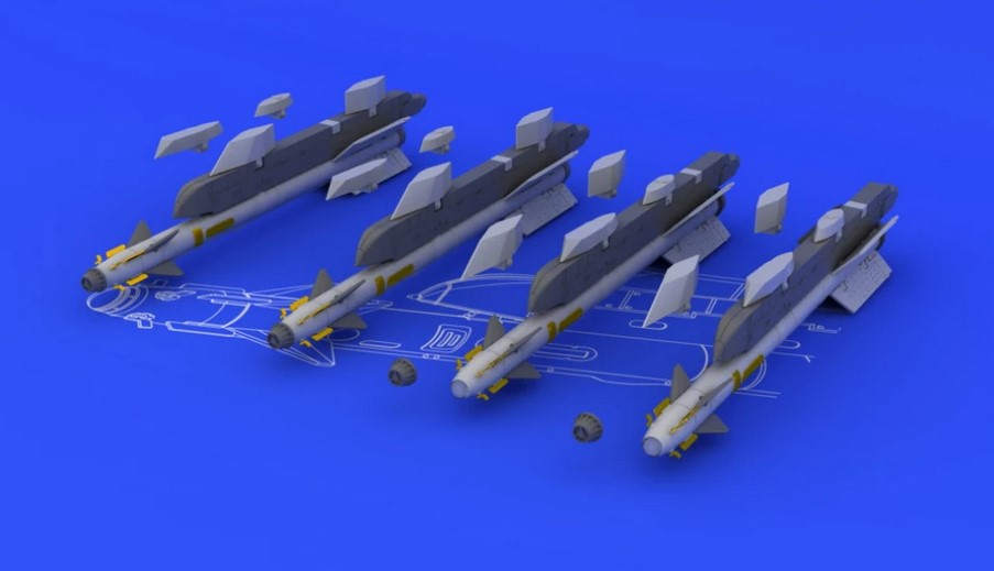 Дополнения из смолы 1/48 Ракета R-73 / AA-11  (для модели Tamiya)