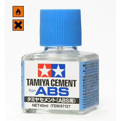 Клей для АБС-пластика, с кисточкой (Tamiya) (40ml)