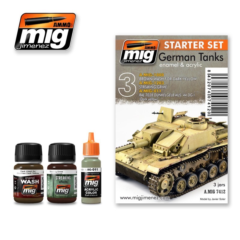 Набор для тонировки German Tanks Starter Set (Ammo Mig)