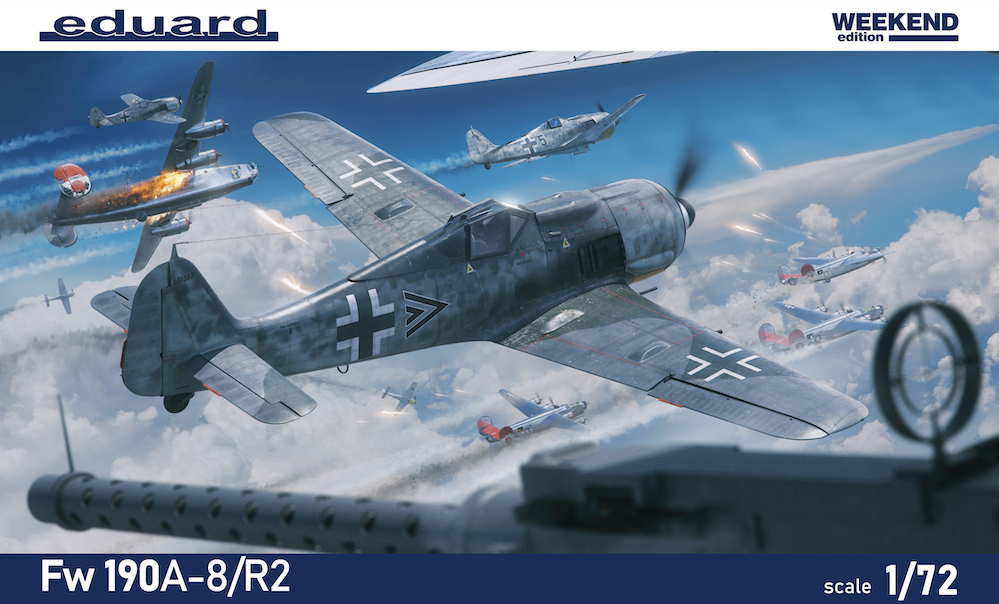 Сборная модель 1/72 Focke-Wulf Fw-190A-8/R2 Weekend edition (Eduard kits)