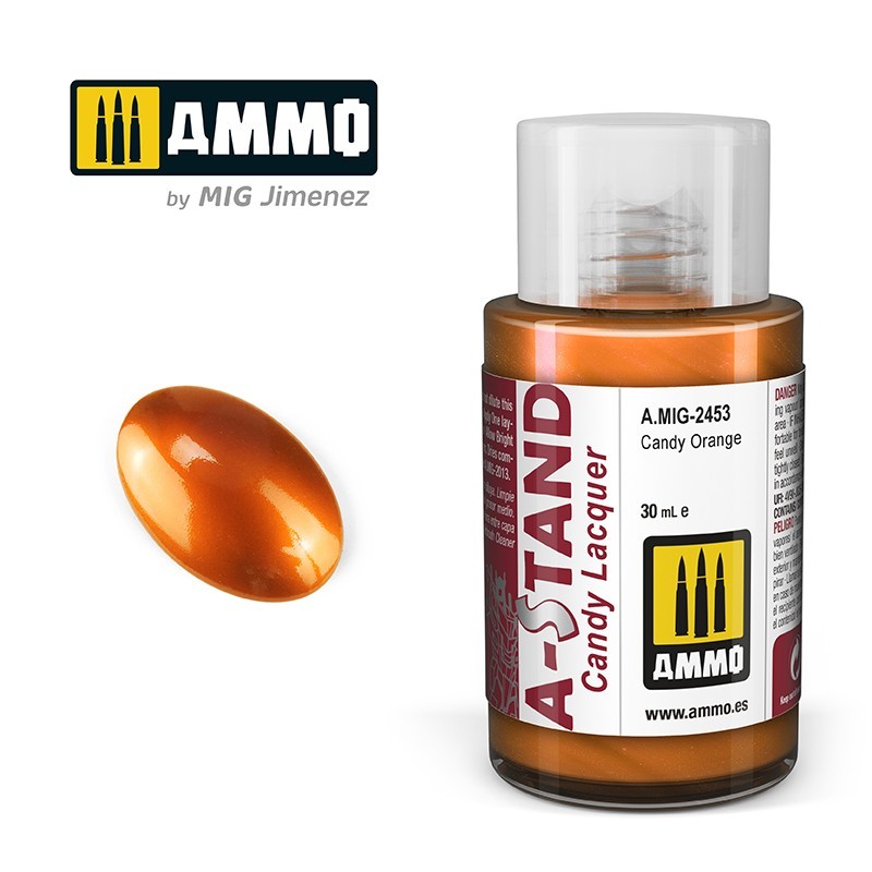 Лак A-STAND Candy Orange (Ammo Mig) (30ml)