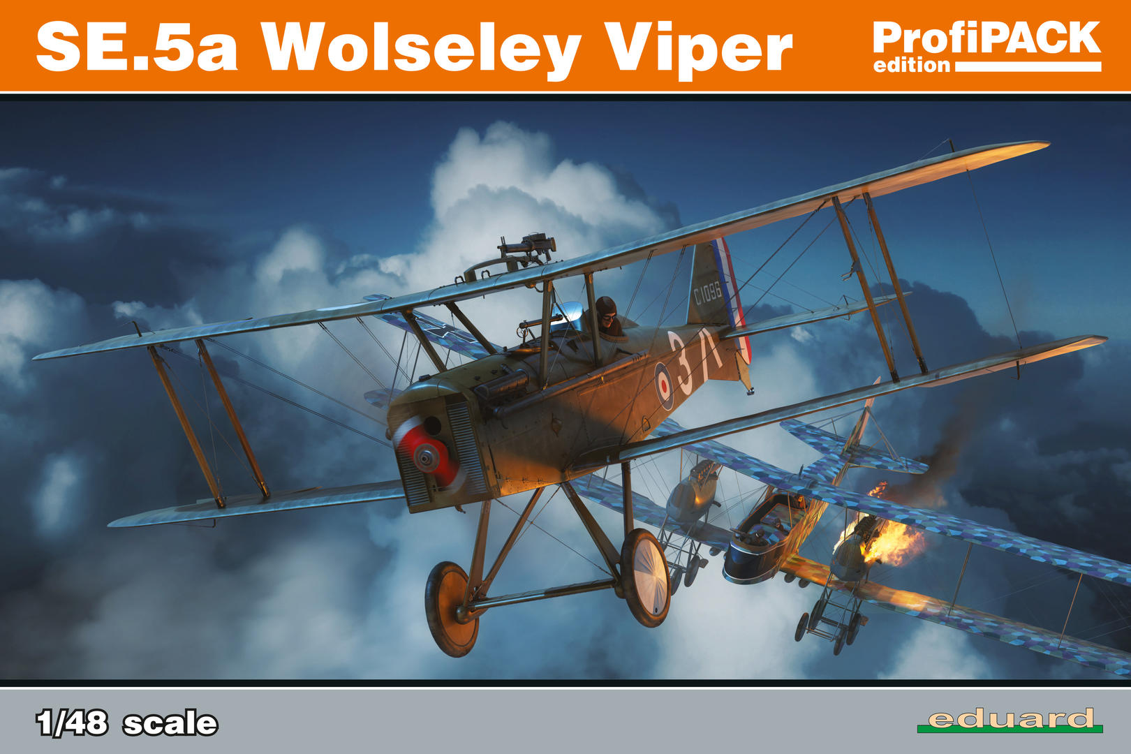 Сборная модель 1/48 Royal Aircraft Factory S.E.5a Wolseley "Profipack Edition" (Eduard kits)