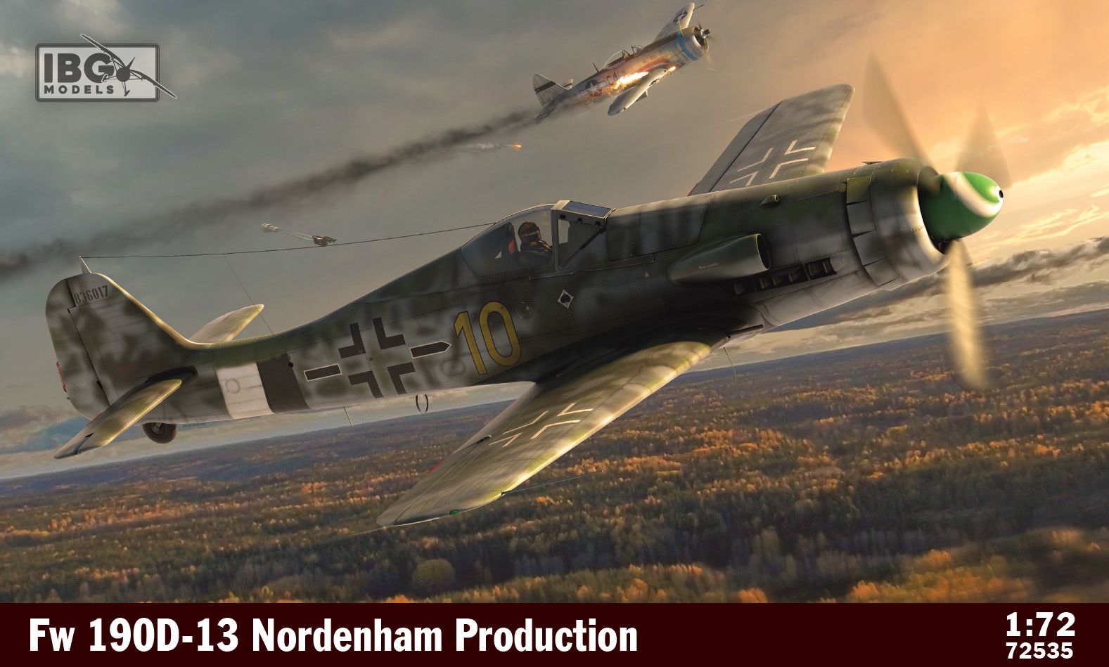 Сборная модель 1/72 Focke-Wulf Fw-190D-13 Nordenham Production (IBG Models)