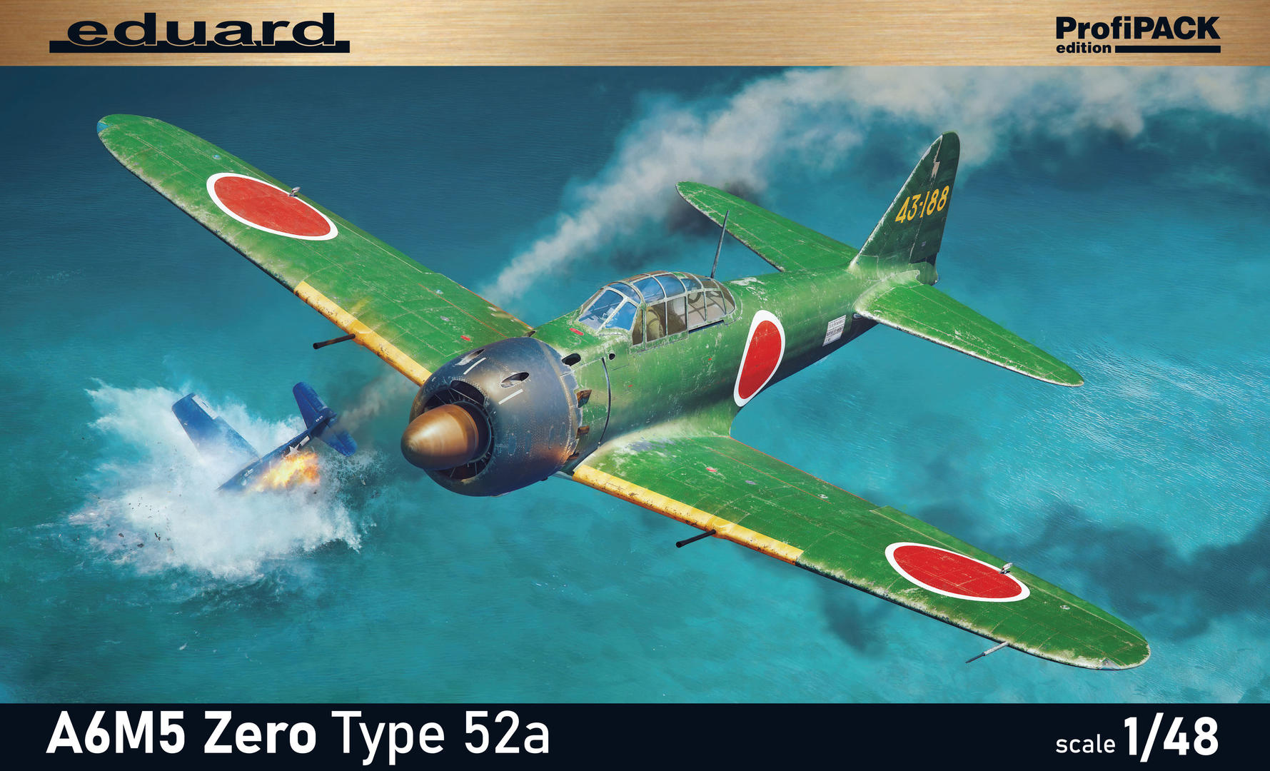 Сборная модель 1/48 Mitsubishi A6M5 Zero Type 52a ProfiPACK (Eduard kits)