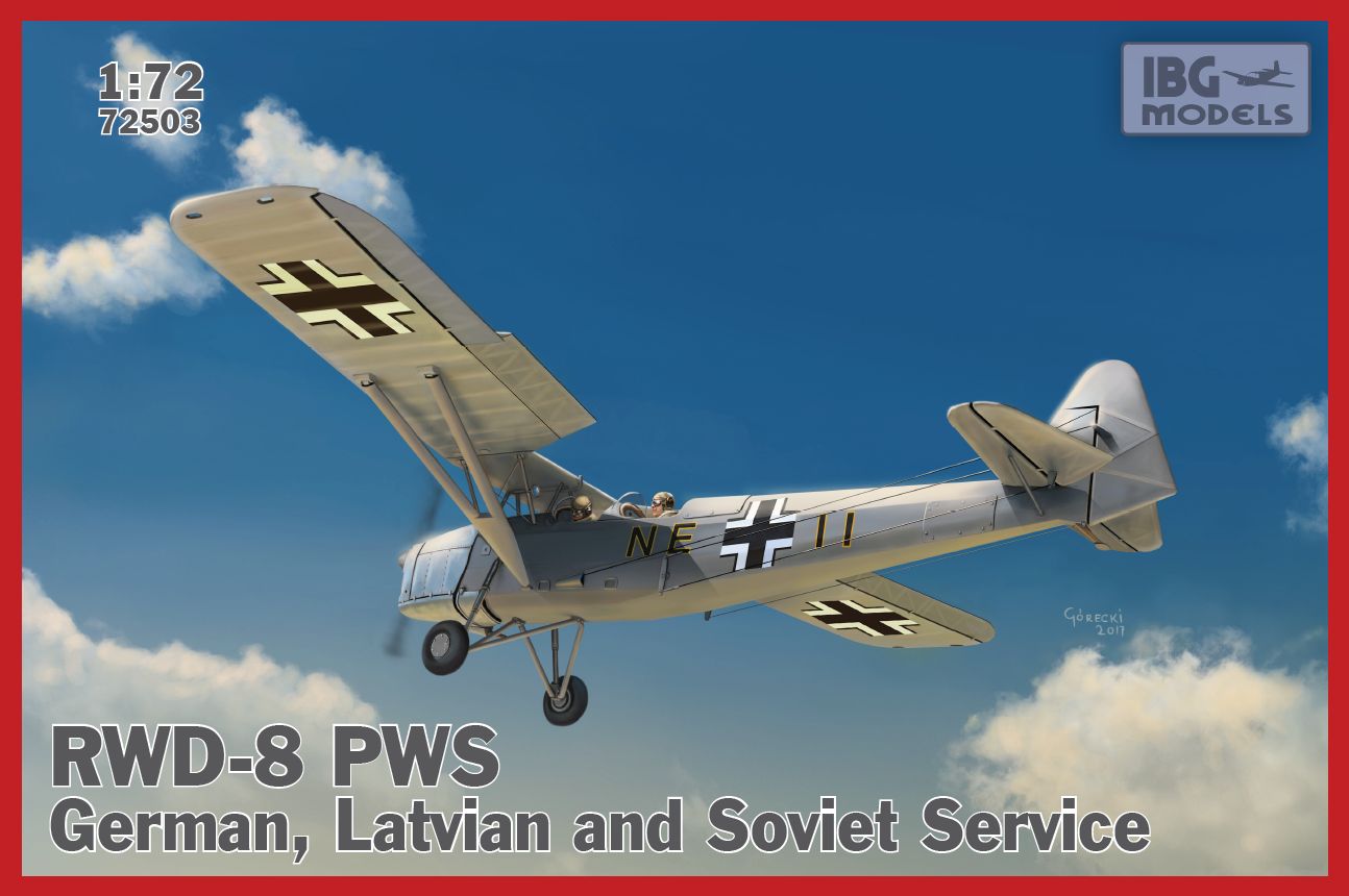 Сборная модель 1/72 RWD-8 PWS German, Latvian and Soviet service (IBG Models)