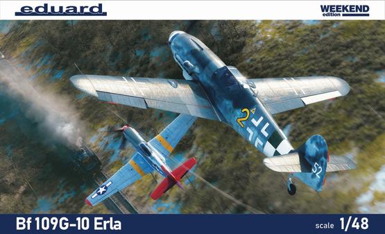 Сборная модель 1/48 Messerschmitt Bf-109G-10 ERLA Weekend edition (Eduard kits)