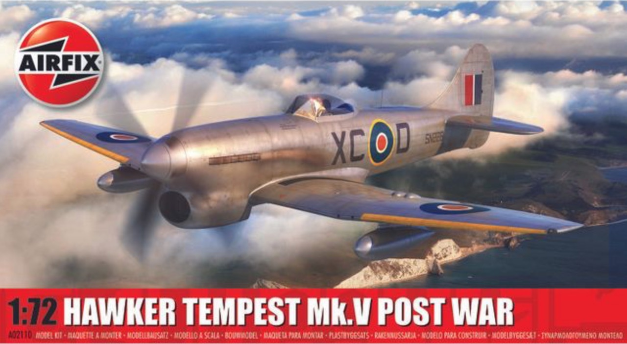 Сборная модель 1/72 Hawker Tempest Mk.V Post War (Airfix)