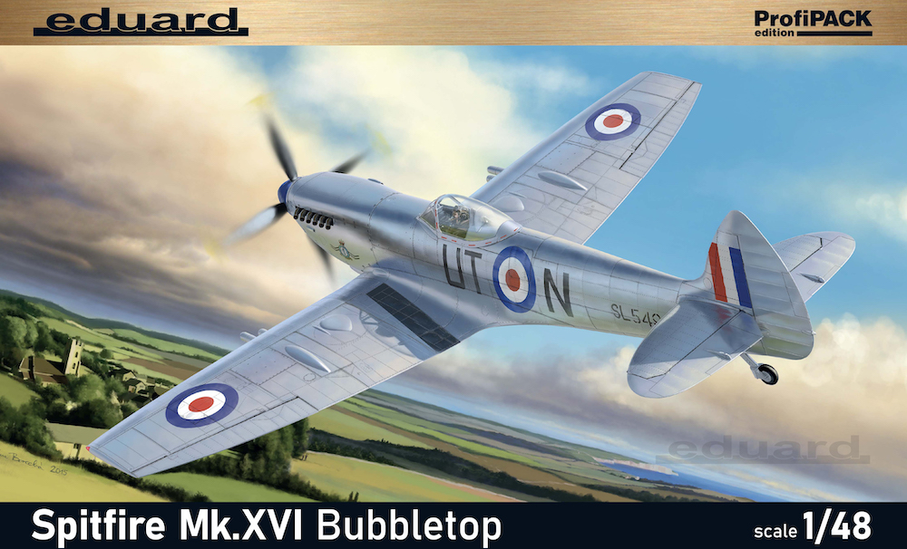 Сборная модель 1/48 Supermarine Spitfire Mk.XVI Bubbletop (Eduard kits)