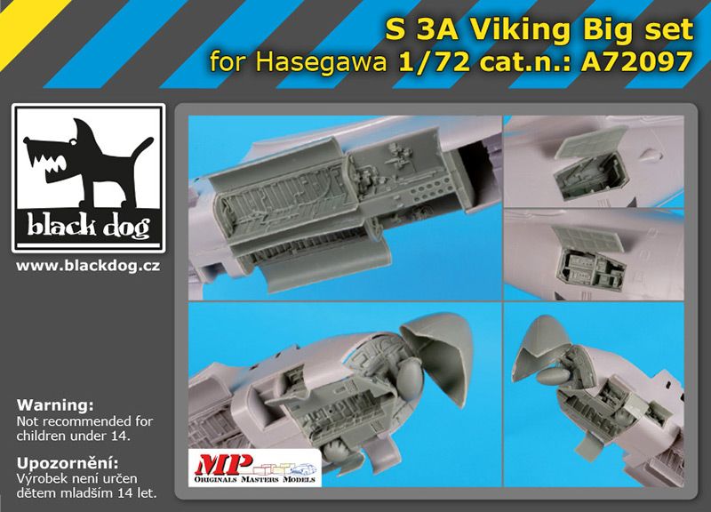 Дополнения из смолы 1/72 Lockheed S-3A Viking BIG-SET (для модели Hasegawa)