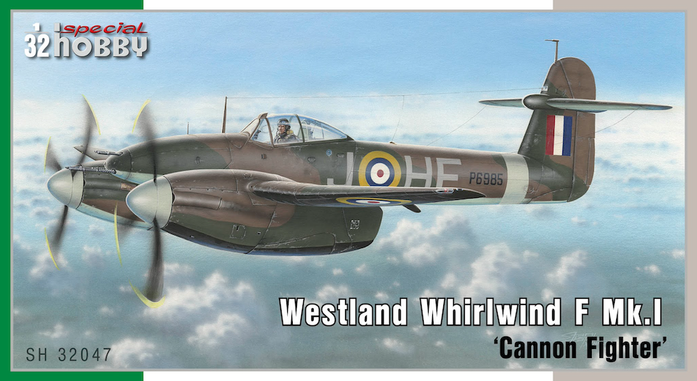 Сборная модель 1/32 Westland Whirlwind Mk.I (Special Hobby)
