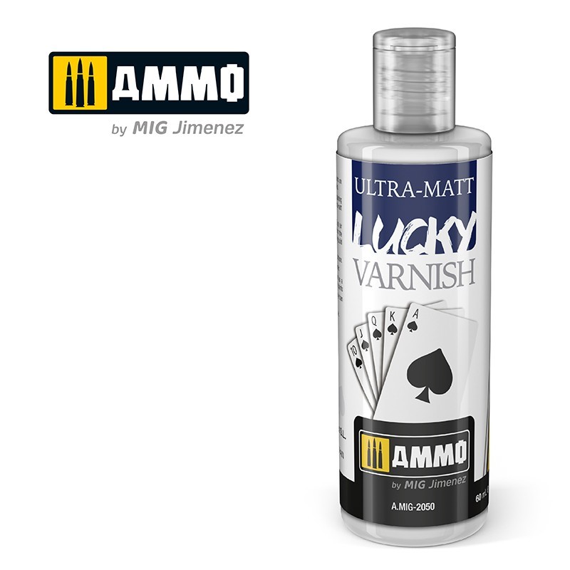 Лак ULTRA-MATT LUCKY VARNISH (Ультра матовый лак) (Ammo Mig) (60ml)