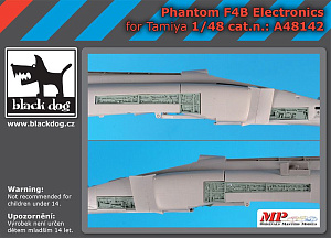 Дополнения из смолы 1/48 McDonnell F-4B Phantom electronics (для модели Tamiya) 