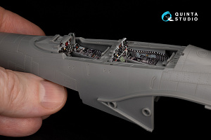 3D Декаль интерьера кабины F-4E early с установленным предкрылком крыла (Meng) (Small version)