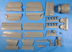 Дополнения из смолы 1/48 Henschel Hs 126 Exterior Detail Set (for ICM) (Vector)