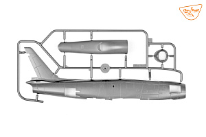 Сборная модель 1/48 North-American F-86A Sabre Advanced kit (Clear Prop)