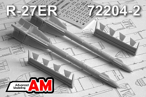 Дополнения из смолы 1/72 Р-27ЭР Авиационная управляемая ракета «Воздух-воздух» (Advanced Modeling)/ МиГ-29, Су-27, Су-33, Су-34, Су-35
