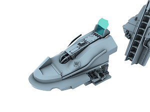 ЗD Декаль кабины для Су-30СМ (Звезда) (с 3D-печатными смоляными деталями)