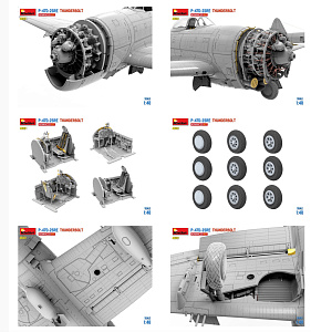 Сборная модель 1/48 Republic P-47D -25RE Thunderbolt ADVANCED KIT (Mini Art)