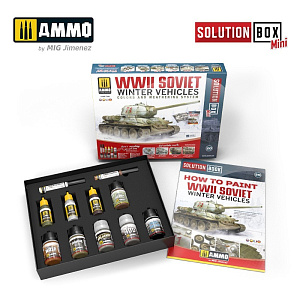 Набор для создания эффектов SOLUTION BOX MINI 20 - WWII Soviet Winter Vehicles (Ammo Mig)