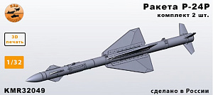 Дополнения из смолы 1/32 Ракета Р-24Р + АПУ-23М шт. комплект (KepModels)