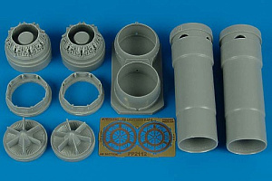 Дополнения из смолы 1/32 Выхлопные сопла BAC/EE Lightning F.2/F.6 (для модели Trumpeter kits)