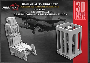 Дополнения из смолы 1/72 Катапультное кресло GENERAL DYNAMICS F16 FIGHTING FALCON (RESArm)