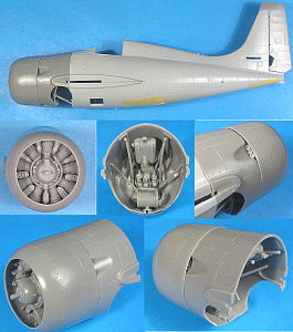 Дополнения из смолы 1/48 FM-2 Wildcat - correction set (for Hobby Boss) (Vector)