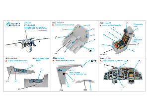 3D Декаль интерьера кабины Су-24М (Trumpeter)