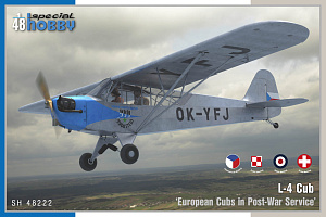 Сборная модель 1/48 L-4 Cub 'European Cubs in Post-War Service' (Special Hobby)
