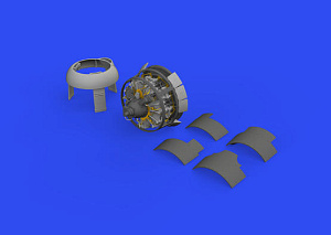 Дополнения из смолы 1/48 Grumman F4F-4 Wildcat engine (для модели Eduard kits)