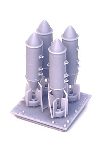 Дополнения из смолы 1/72 Бомбы ФАБ-250ТС (4шт) (Mazhor Models)