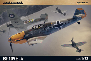 Сборная модель 1/72 Messerschmitt Bf-109E-4 ProfiPACK edition (Eduard kits)