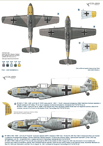 Декаль 1/48 Bf-109 E III/JG 27 (Operation Barbarossa) (Colibri Decals)