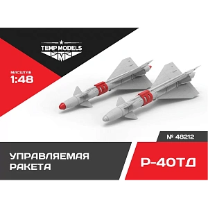 Дополнения из смолы 1/48 Управляемая ракета Р-40 ТД (Temp Models)/ МиГ-25, МиГ-31