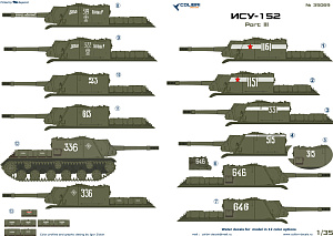 Декаль 1/35 ISU-152 Part 3 (Colibri Decals)