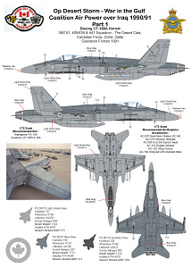 Декаль 1/72 Operation Desert Storm - Part 1 (AGM)