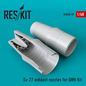 Дополнения из смолы 1/48 Grumman F-14D Tomcat open & closed exhaust nozzles (ResKit)