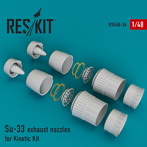 Дополнения из смолы 1/48 Sukhoi Su-33 exhaust nozzles (ResKit)