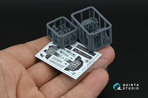 3D Декаль интерьера кабины L-39ZA (Trumpeter) (малая версия) (с 3D-печатными деталями)